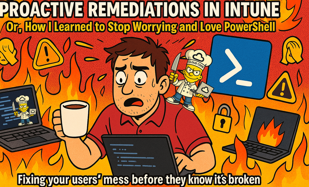 Proactive Remediations in Intune — Or, How I Learned to Stop Worrying and Love PowerShell