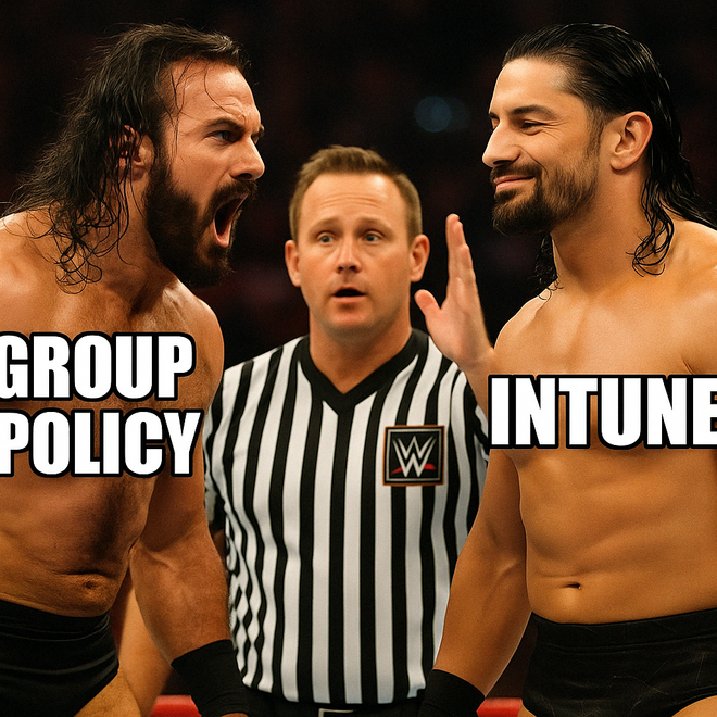 Image of: Intune vs Group Policy: Fight Night – The Ultimate Showdown for Endpoint Supremacy